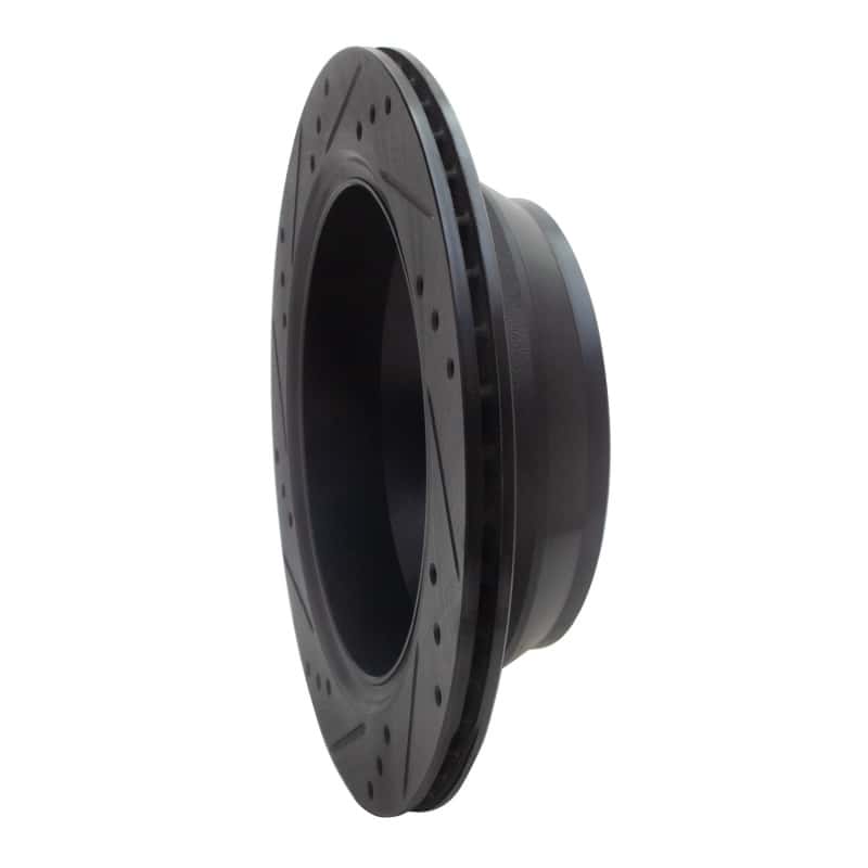 R1 Concepts — R1 15-20 Chevrolet Colorado Rear Right Drilled & Slotted Black Brake Rotor
R1 Brake Rotor Drill - view 4
