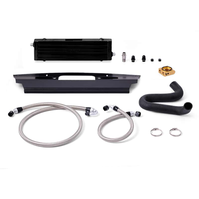 Mishimoto — Mishimoto 2015+ Ford Mustang GT Thermostatic Oil Cooler Kit - Black - view 10