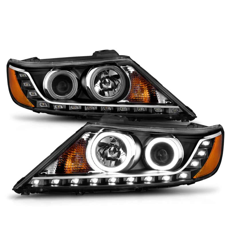 ANZO — ANZO 2011-2013 Kia Sorento Projector Headlights w/ Halo Black (CCFL)
Head Light Set
HdLtSet - view 9