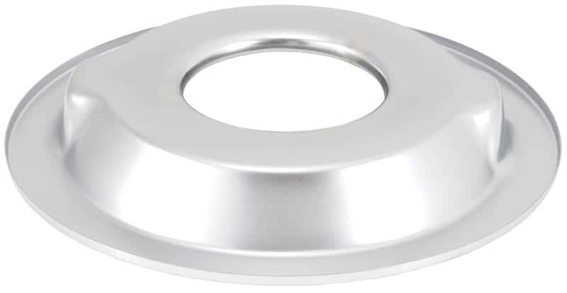 K&N Engineering — K&N Metal Base Plate 14in OD 5-1/8in Flange Chrome Finish - view 2