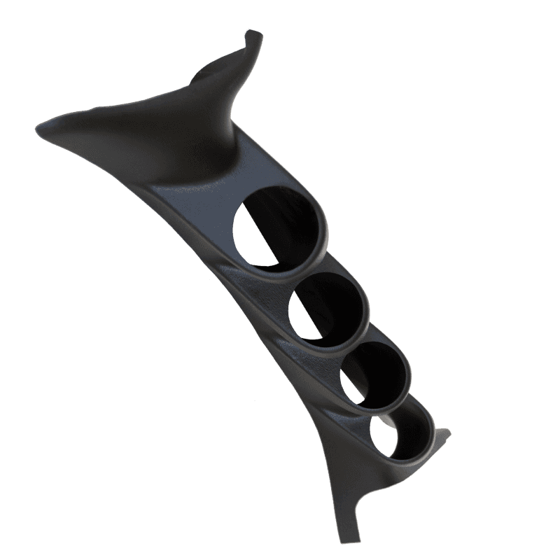 AutoMeter — Autometer 99-07 Ford Super Duty Black 52mm Quad Pillar Pod
2-1/16" 4-GAUGE PILL - view 2