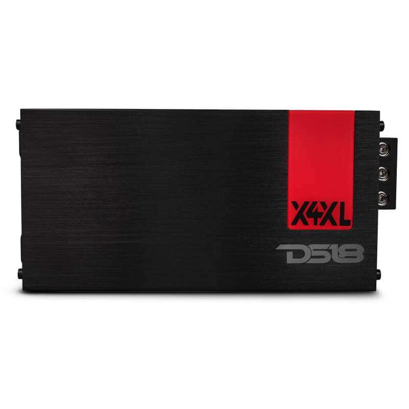 DS18 — DS18 4-Channel Ultra Compact Class D Amplifier 2x 300/4ohm Bridge 4x 180/2ohm 4x 120/4ohm Watts RMS - view 1