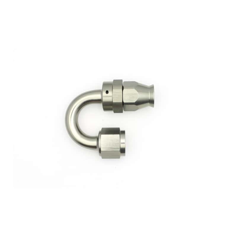 DeatschWerks — DeatschWerks 8AN Female Swivel 180-Degree Hose End PTFE (Incl. 1 Olive Insert) - view 5