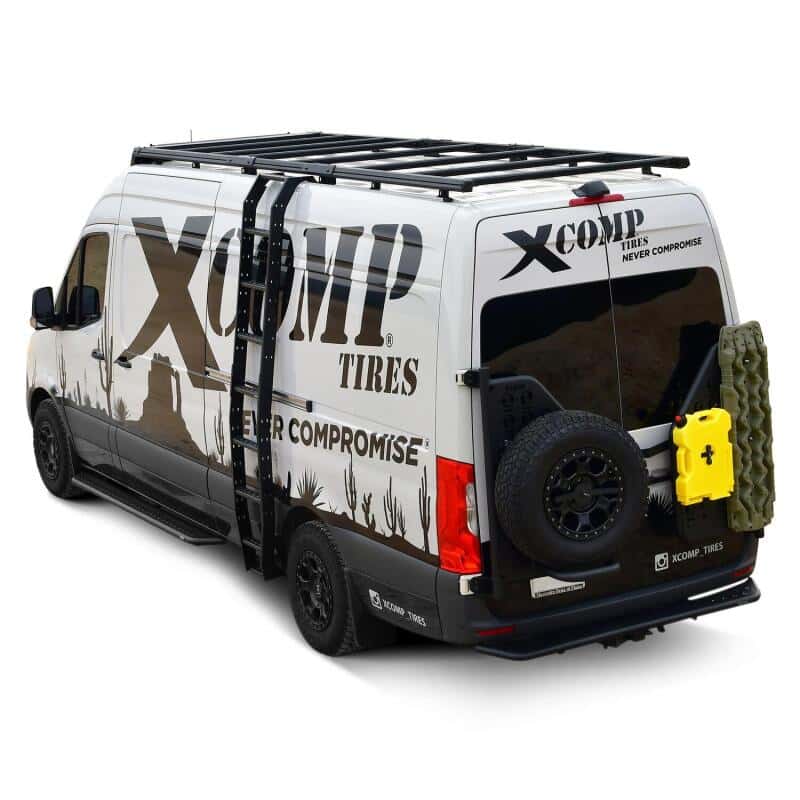 Westin — Westin 19-23 Mercedes-Benz Sprinter 144in WB/High Roof Mesa Roof Rack - Textured Black - view 11