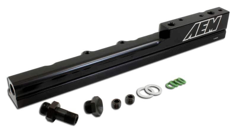 AEM — AEM 99-00 Honda Civic Si Black Fuel Rail
Hi Vol Fuel Rail
Fuel Rail - view 1