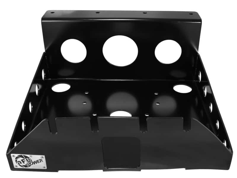 aFe — aFe Power Cover Glide Guard On Board Compressor Mount 07-14 Jeep Wrangler JK V6 3.6L-3.8L
Air Compressor Mount - view 2