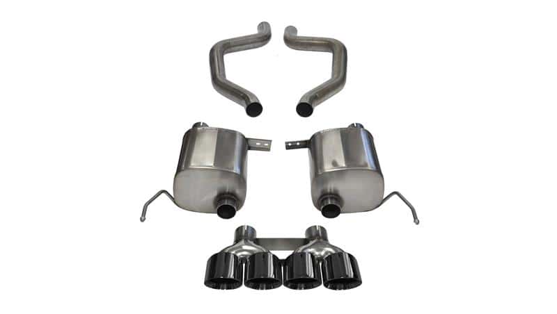 CORSA Performance — Corsa 2017-2019 Chevy Corvette Z06 3in Axle Back Exhaust Black Quad 4.5in Tip (Xtreme)
Exhaust - view 2