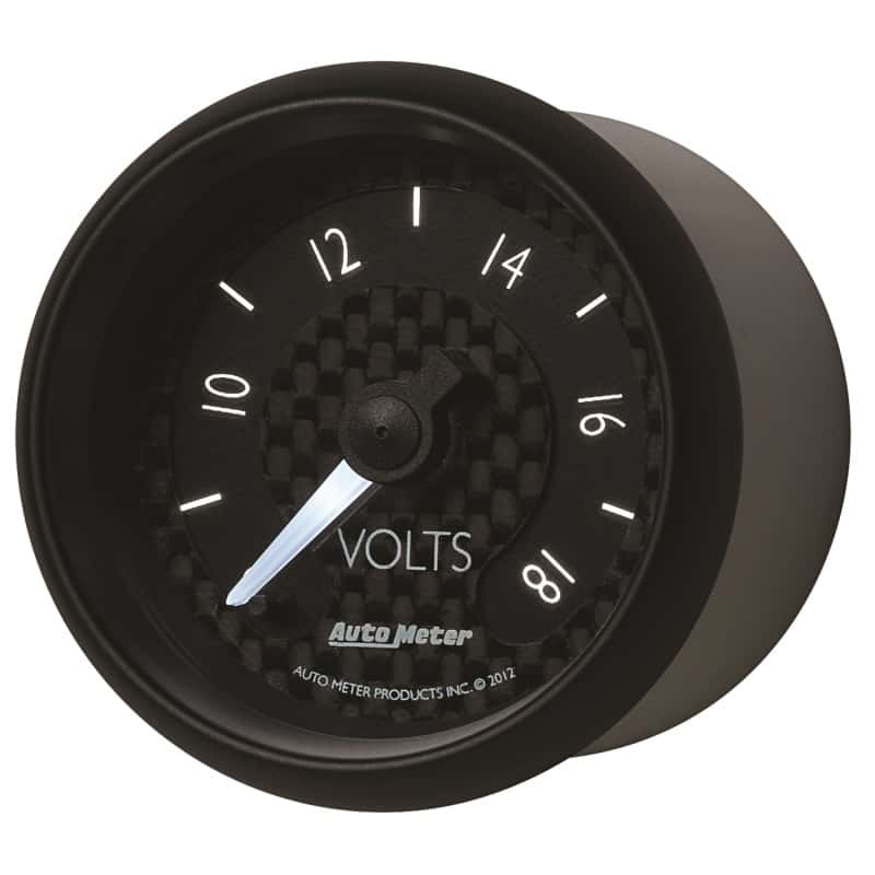 AutoMeter — Autometer GT Series 52mm Full Sweep Electronic 8-18 Volts Voltmeter
2-1/16" VOLTMETER, 8 - view 9