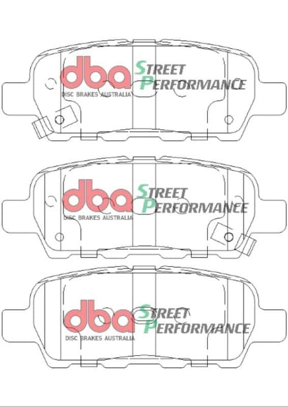 DBA — DBA 07-13 Nissan Sentra SP500 Rear Brake Pads
Brake Pad - view 2
