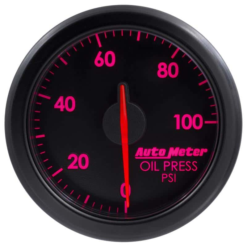 AutoMeter — Autometer Airdrive 2-1/6in Oil Pressure Gauge 0-100 PSI - Black
GA 2" OILP AIRDRV BK - view 7