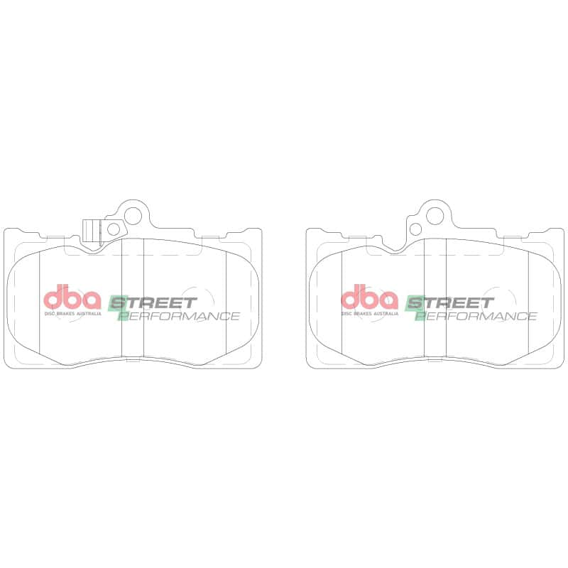 DBA — DBA 16-18 Lexus GS200t (Excl F Sport) Front SP Performance Brake Pads
Brake Pad - view 1