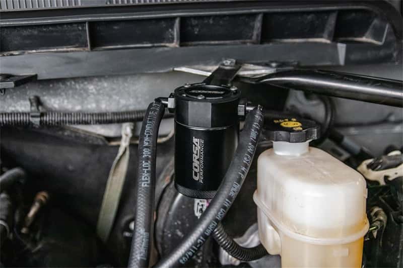 CORSA Performance — Corsa 14-19 GM Silverado/Sierra (15-20) Tahoe/Yukon/Suburban/Yukon XL/Escalade (5.3L V8) Catch Can
Accessory - view 5