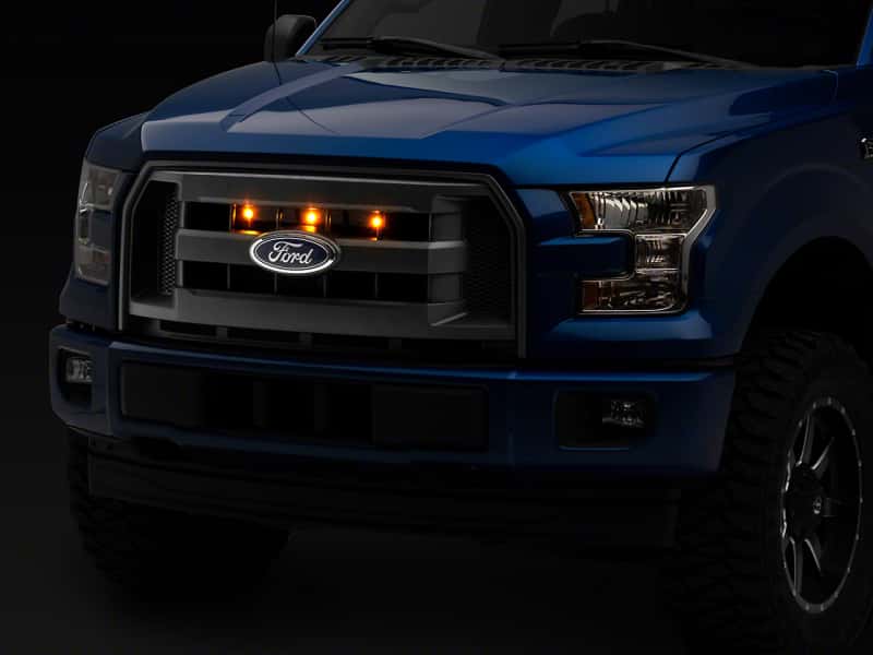 Raxiom — Raxiom 15-17 Ford F-150 Excluding Raptor Axial Series Raptor Style Grille Light Kit
Lights - view 1