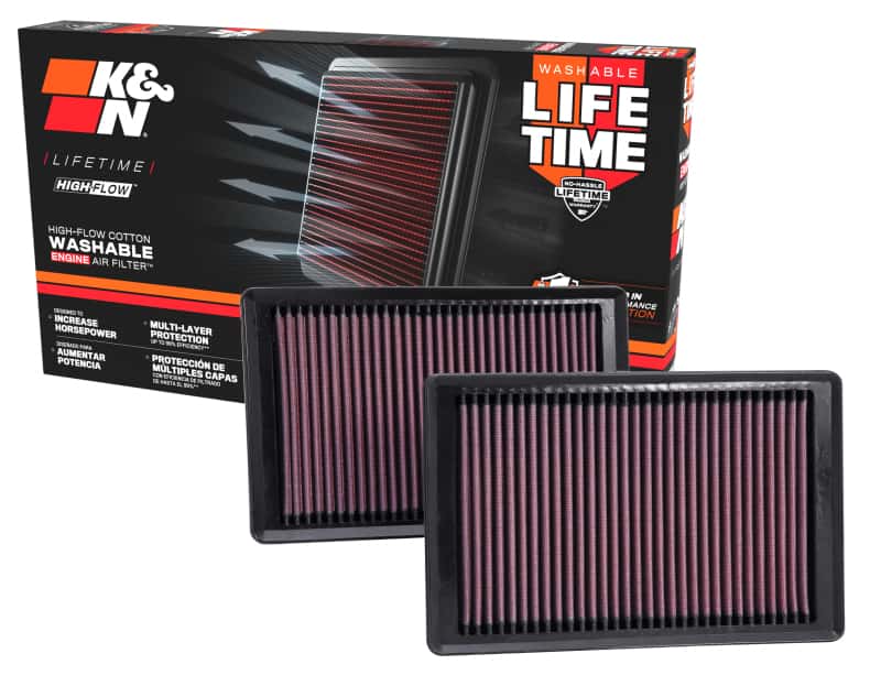 K&N Engineering — K&N Replacement Air Filter 10-12 Jaguar XK/XKR 5.0L V8
Replacement Air Filt
Air Filter - view 3