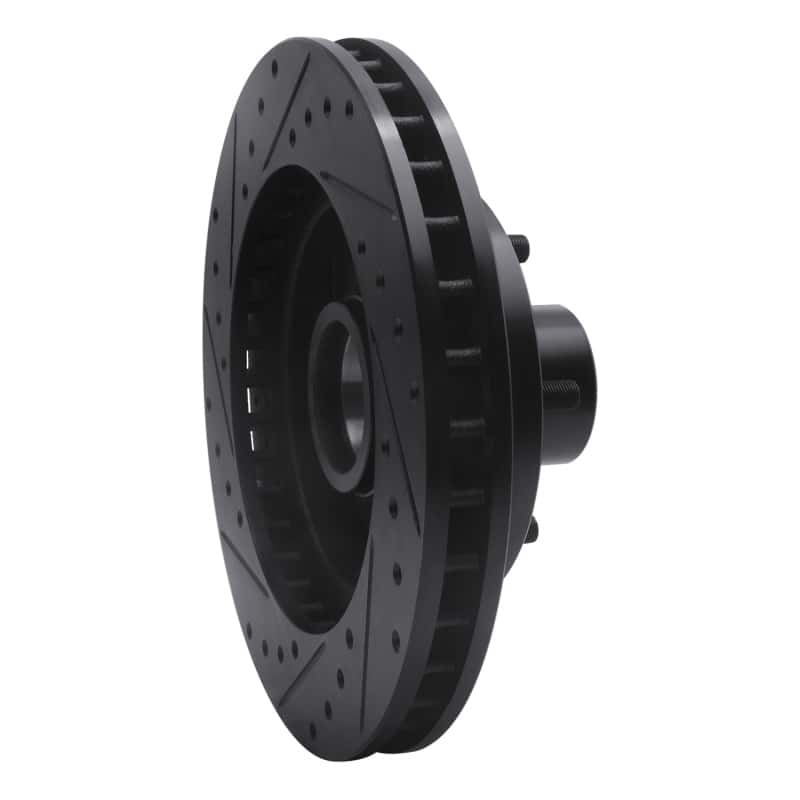 R1 Concepts — R1 69-96 Buick Estate Wagon Front Right Drilled & Slotted Black Brake Rotor
R1 Brake Rotor Drill - view 4