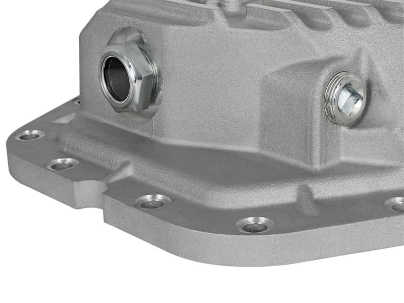 aFe — aFe Power Rear Diff Cover Raw Finish 2017 Ford F-350/F-450 V8 6.7L (td) Dana M300-14 (Dually)
Differential Cover - view 4