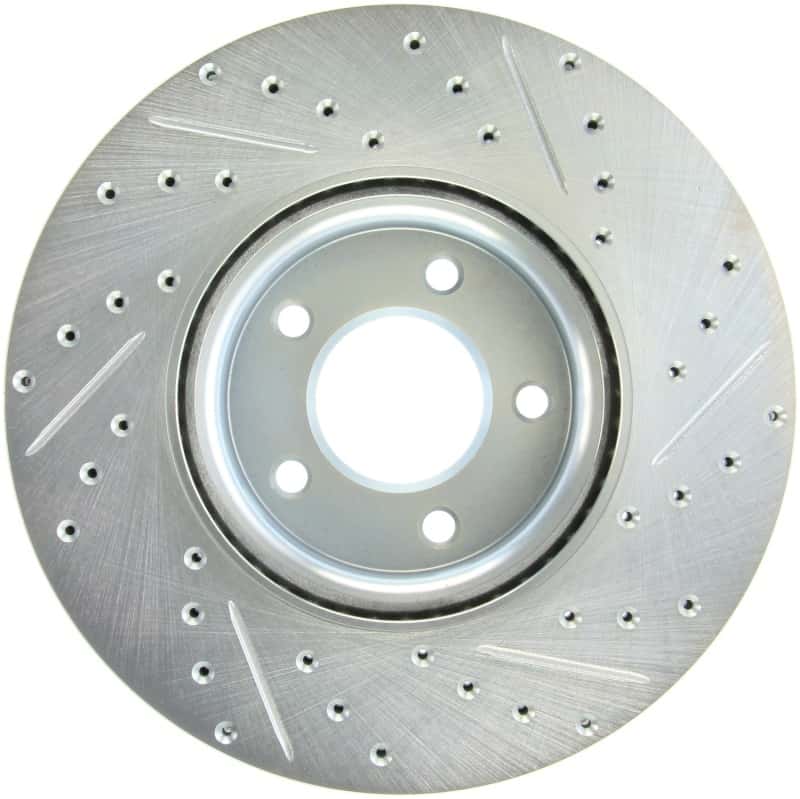 Stoptech — StopTech 07-13 Mazdaspeed3 Sport Slotted & Drilled Front Right Rotor
Drill/Slotted Rotor - view 2