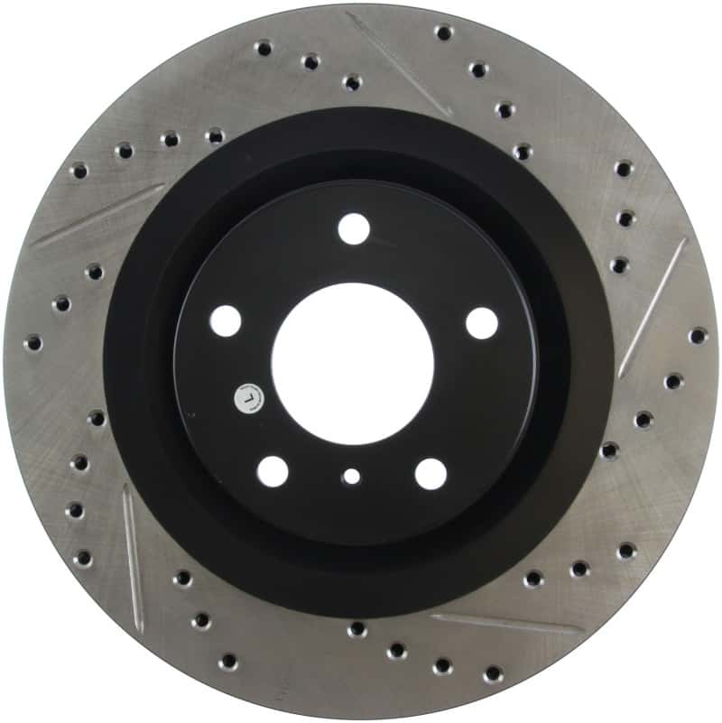 Stoptech — StopTech 06-07 350Z / 05-07 G35 exp Sport/ 06-07 G35X SportStop Slotted & Drilled Front Left Rotor
Disc Brake Rotor
Slot/Drill Rotor - view 2
