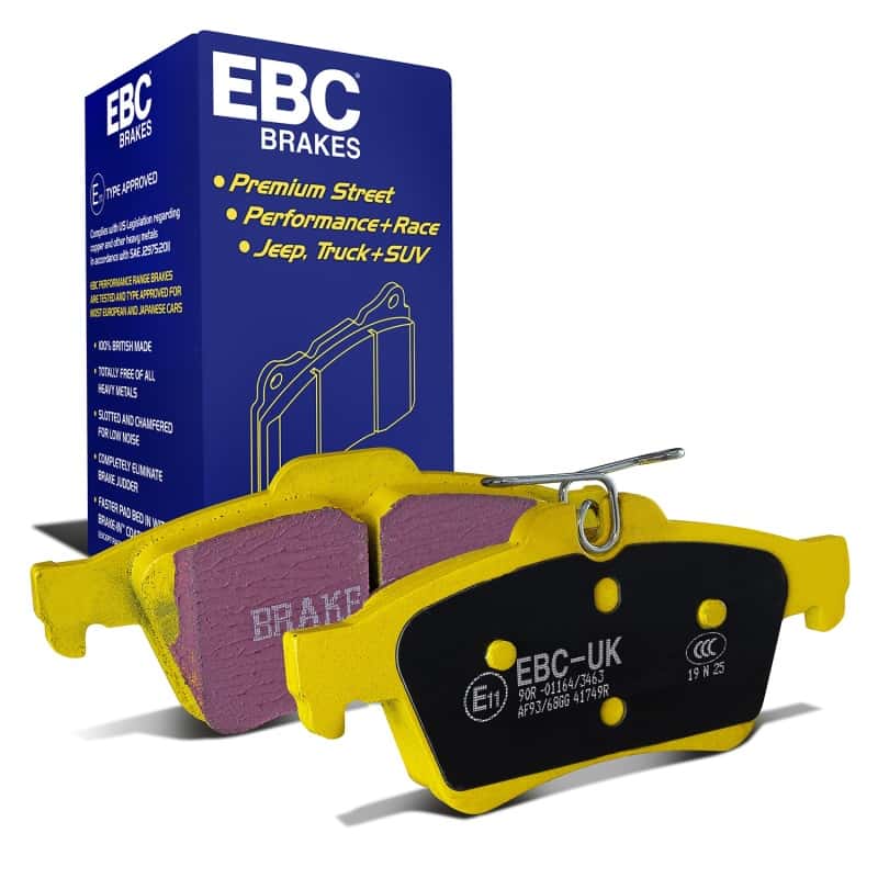 EBC — EBC 08-10 Chevrolet Cobalt 2.0 Turbo (SS) Yellowstuff Rear Brake Pads
Disc Brake Pad - view 2