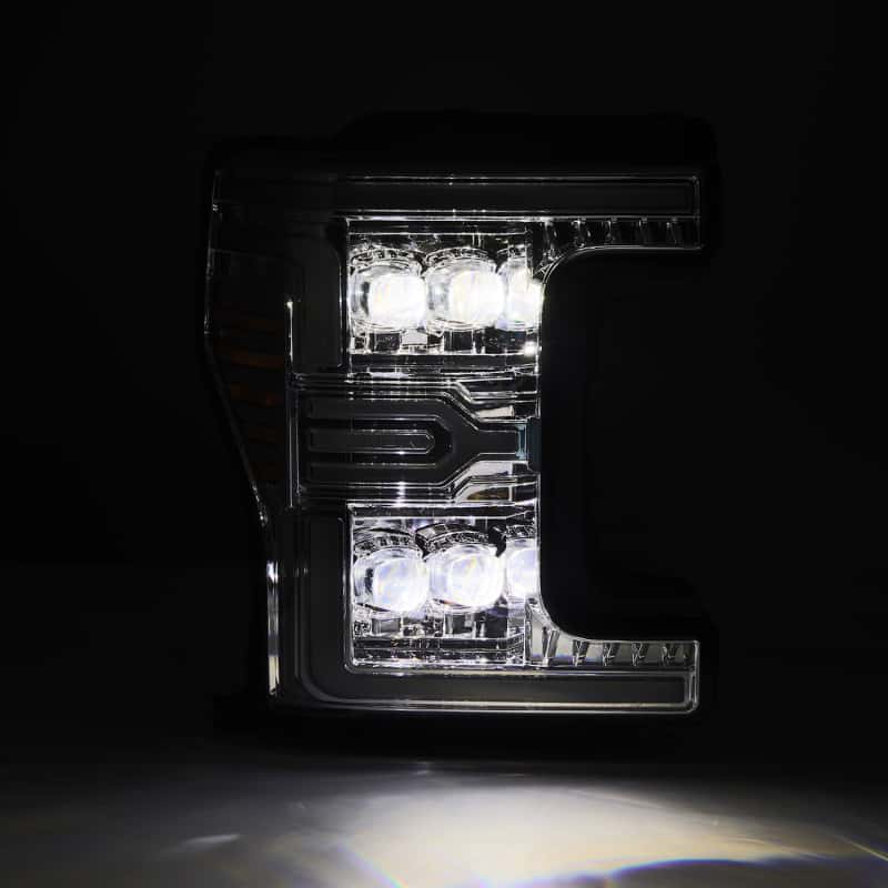 AlphaRex — AlphaRex 17-19 Ford F-250/350/450/550 Super Duty NOVA-Series LED Proj Headlights Chrome w/SS & SBDRL
Projector Headlights - view 8