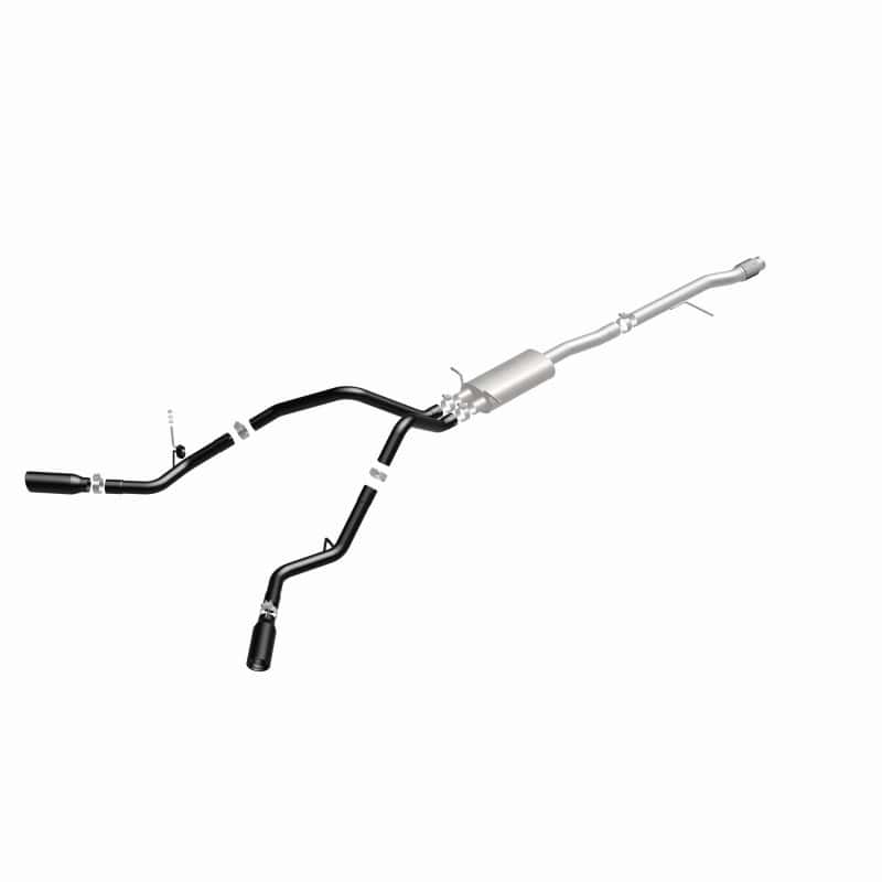 Magnaflow — MagnaFlow SYS Cat-Back 3.5in Black Dual Split Rear Tips 14-15 Chevy Silverado/GMC Sierra 4.3L-5.3L
Cat-Back - view 24