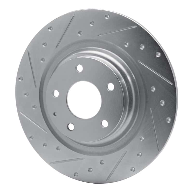R1 Concepts — R1 16-23 Mazda CX-9 Rear Left Drilled & Slotted Silver Brake Rotor
R1 Brake Rotor Drill - view 2