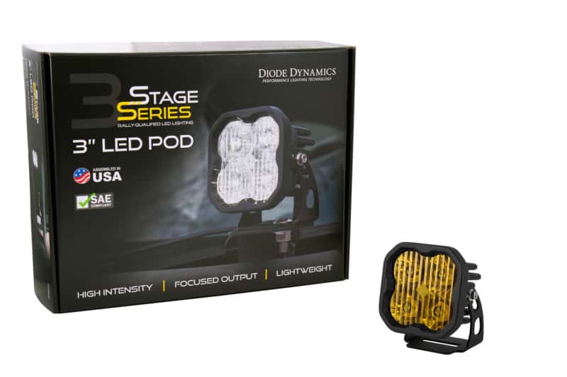 Diode Dynamics — Diode Dynamics SS3 Pro ABL - Yellow Combo Standard (Single) - view 4