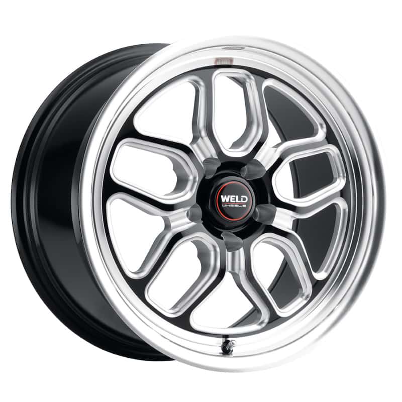 Weld — Weld Racing 17x10 Laguna Drag Wheel 5x127 ET38 BS7.00 Gloss BLK MIL DIA 71.5 - view 1
