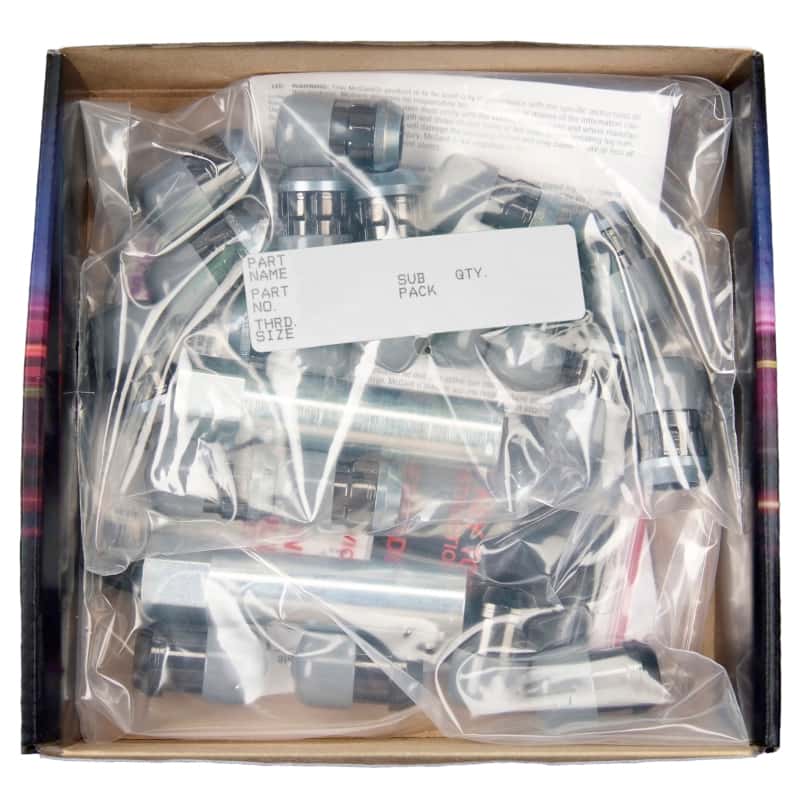 McGard — McGard SplineDrive Tuner 5 Lug Install Kit w/Locks & Tool (Cone) M12X1.25 / 13/16 Hex - Black - view 6