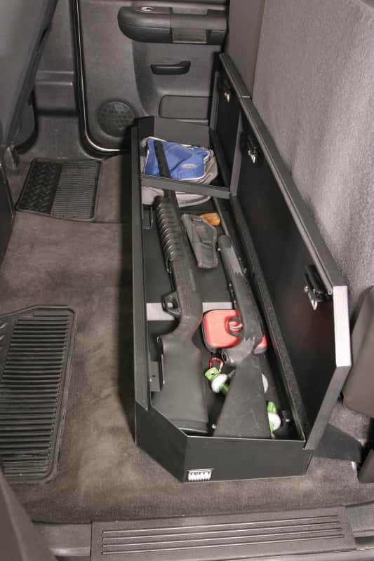 Tuffy Products — Tuffy Chevrolet Silverado & Gmc Sierra Underseat Lockbox Full Length W/ Keyed Lock For
Lockbox - view 7