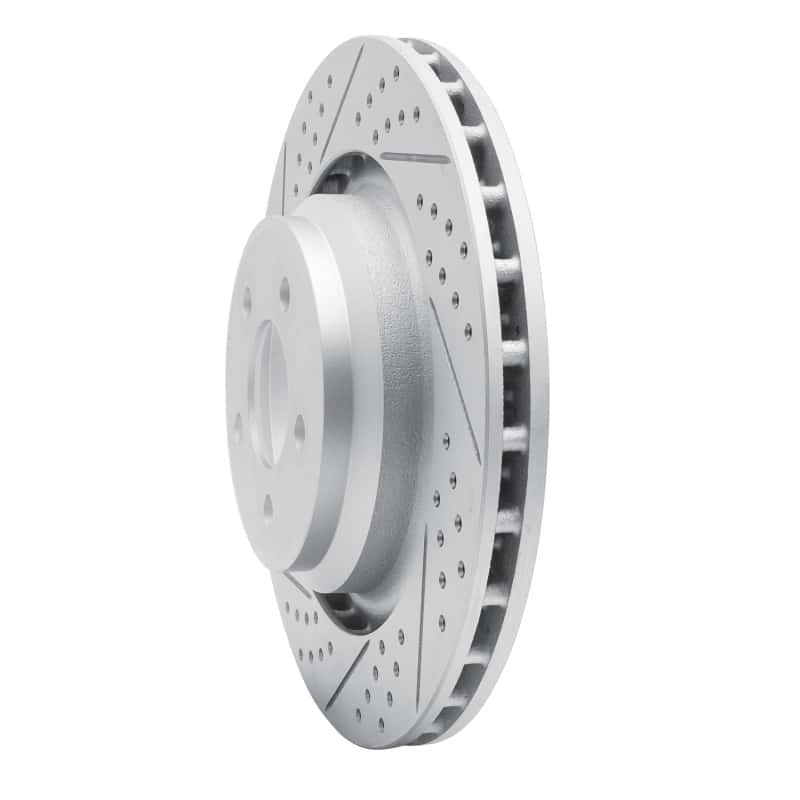R1 Concepts — R1 05-23 Chrysler 300 Rear Left Drilled & Slotted Geo-Carbon Rotor - view 2
