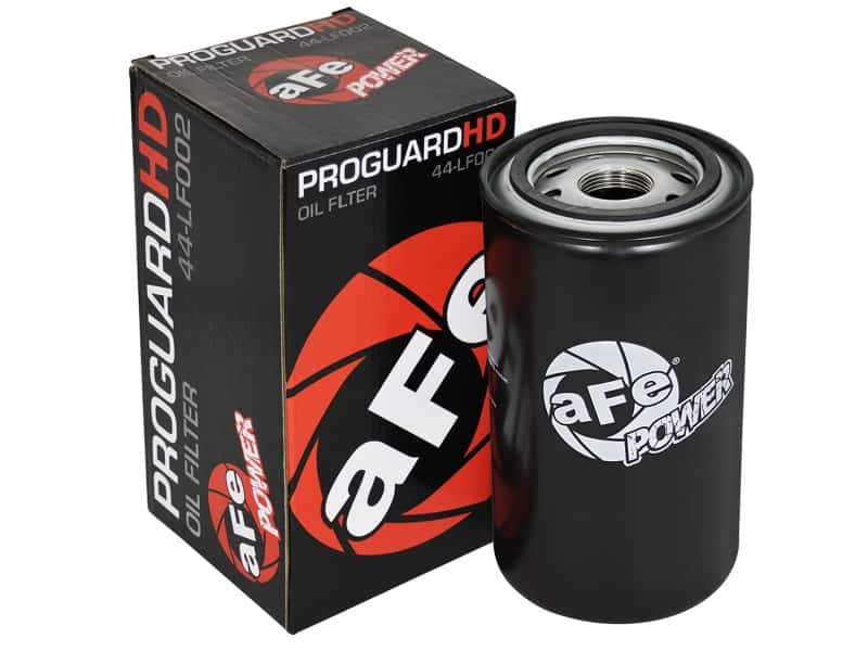 aFe — aFe ProGuard D2 Fluid Filters Oil F/F OIL 89-16 Dodge Diesel Trucks L6-5.9L/6.7L (td) (4 Pack)
Oil Filter - view 2