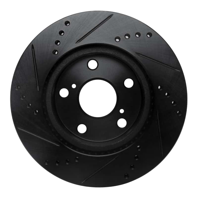 R1 Concepts — R1 06-18 Lexus HS250H Front Right Drilled & Slotted Black Brake Rotor
R1 Brake Rotor Drill - view 5