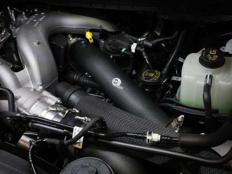 aFe — aFe 23-24 Ford Diesel Trucks V8-6.7L (td) BladeRunner 3in. Aluminum Hot Charge Pipe - Black
Hot Charge Pipe - view 7