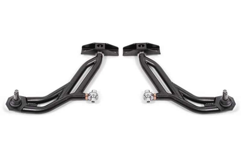 BMR Suspension — BMR 10-14 Ford Mustang Adj. Lower A-Arms w/ Delrin/Rod End / 19mm Tall Ball Joint - Black Hammertone
Lower Control Arms - view 1