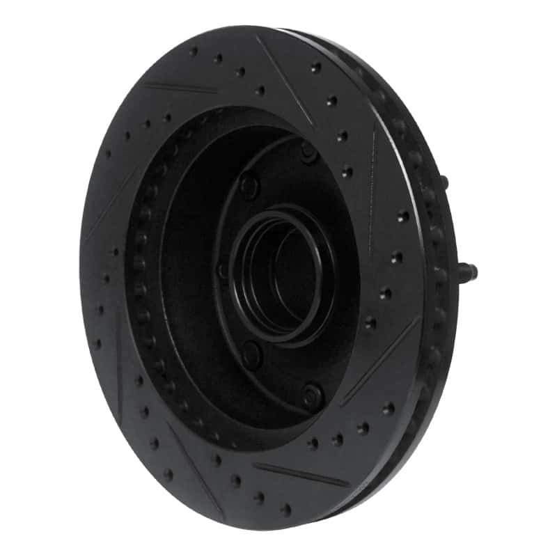 R1 Concepts — R1 1986-1994 Ford F-250 2WD (Excl Super Duty) Front Left Drilled & Slotted Black Brake Rotor
R1 Brake Rotor Drill - view 4