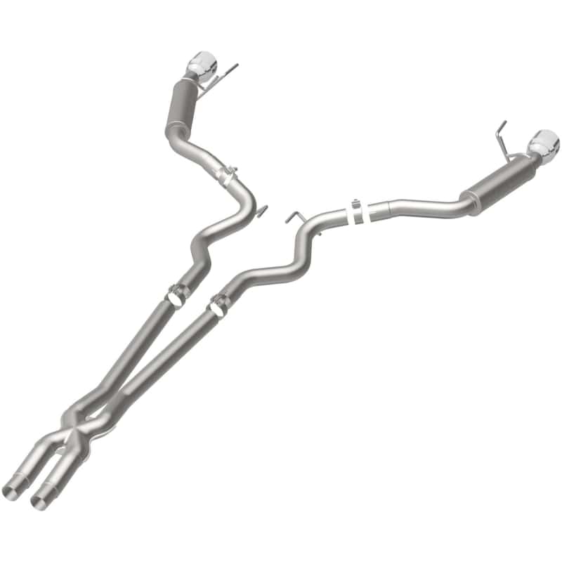 Magnaflow — MagnaFlow Cat Back, SS, 2.5in, Competition, Dual Split Polished 4.5in Tips 2015 Ford Mustang V6 3.7L
Cat-Back - view 28