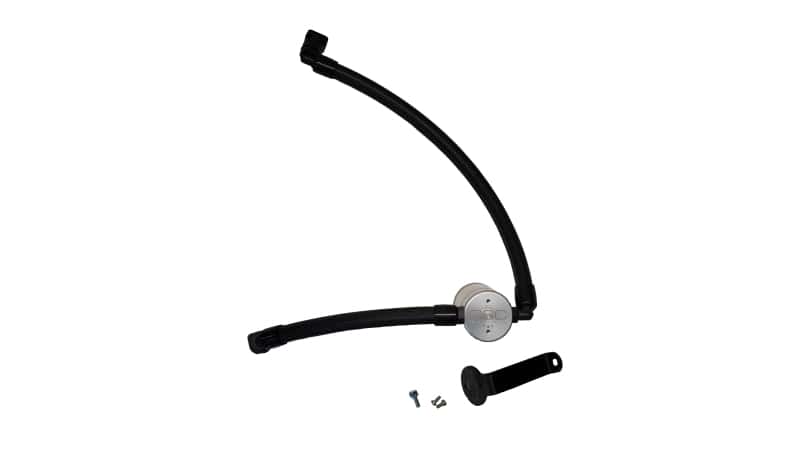J&L — J&L 2021-2025 Ford Bronco 2.7L 3.0 Oil Separator Passenger Side- Clear Anodized
Oil Separator - view 1