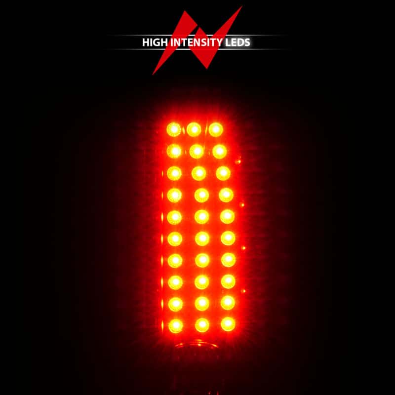 ANZO — ANZO 04-10 Chevy Colorado LED Taillights G2 - Black - view 12