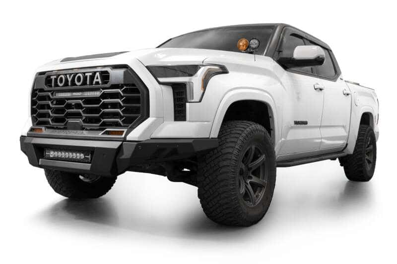 Addictive Desert Designs — Addictive Desert Designs 22+ Toyota Tundra Black Label Front Bumper - view 4
