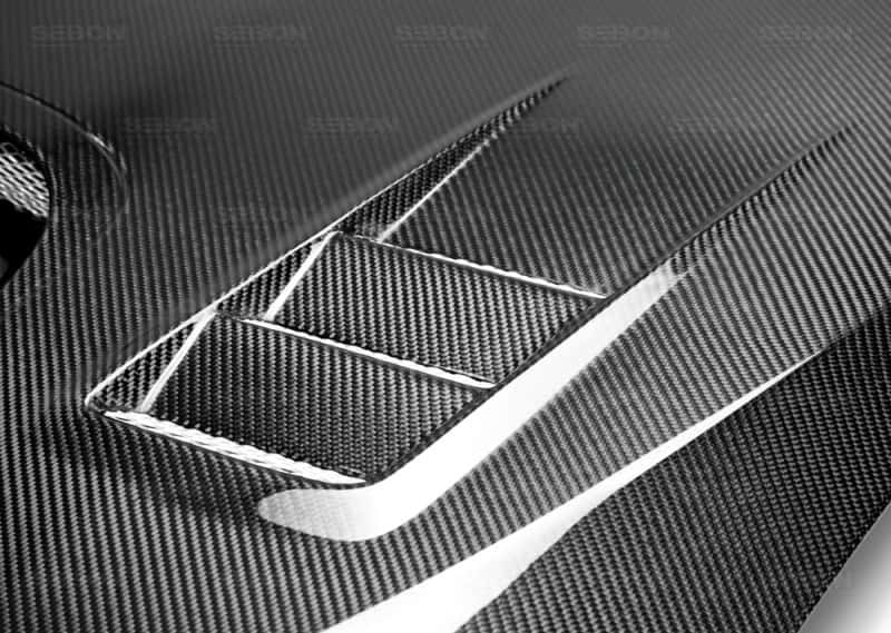 Seibon — Seibon 2015 Subaru Impreza WRX/STI CW Style Carbon Fiber Hood - view 4