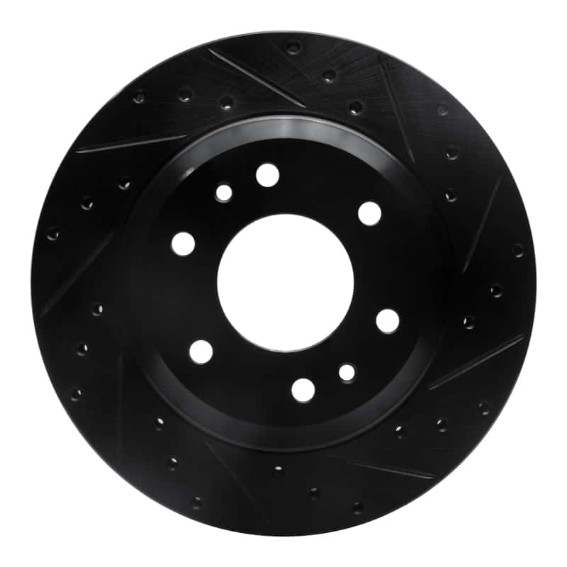 R1 Concepts — R1 02-05 Buick Rainier Front Right Drilled & Slotted Black Brake Rotor
R1 Brake Rotor Drill - view 1