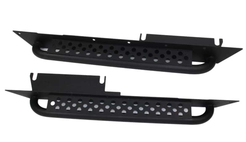 Fishbone Offroad — Fishbone Offroad 97-06 Jeep Wrangler TJ Steel Rock Slider - Black Textured Powdercoat - view 1