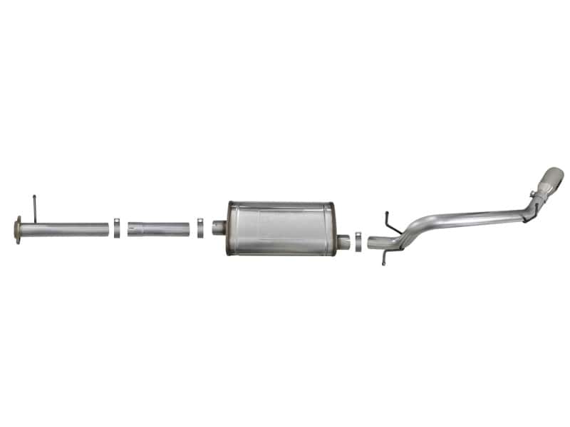 aFe — aFe Mach Force-XP Exhaust 3in CB SS 15-17 GM Colorado/Canyon 2.5L/3.6L Side Exit w/ Polished Tip
Cat-Back Exhaust - view 4