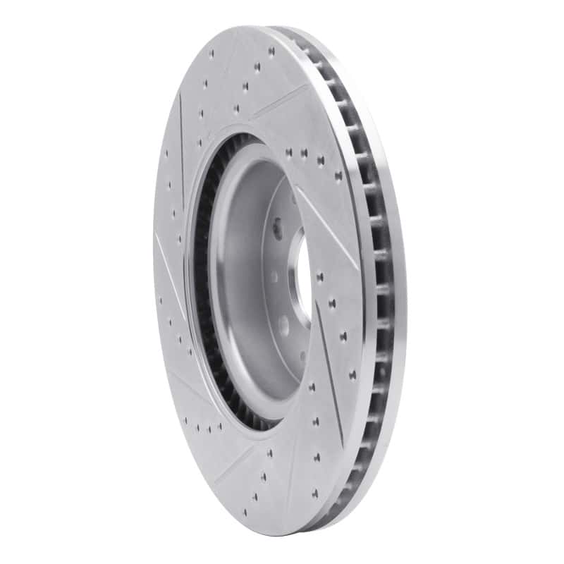 R1 Concepts — R1 14-25 Cadillac CT5 Front Right Drilled & Slotted Silver Brake Rotor
R1 Brake Rotor Drill - view 4