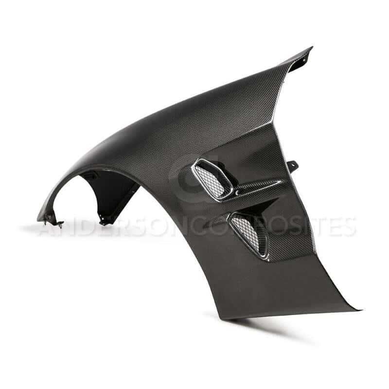 Anderson Composites — Anderson Composites 05-13 Chevrolet Corvette C6 ZR1 Carbon Fiber Fenders - view 4