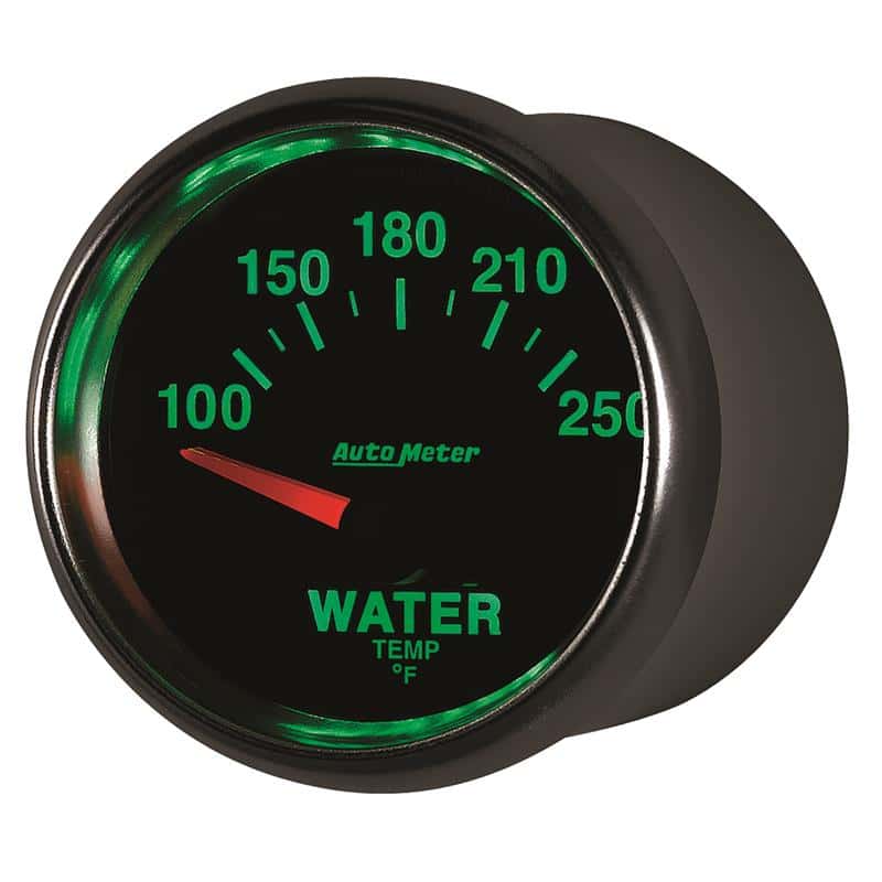 AutoMeter — Autometer GS 52mm 100-250 Deg F Short Sweep Electronic Water Temperature Gauge
2-1/16" WATER TEMP, - view 3