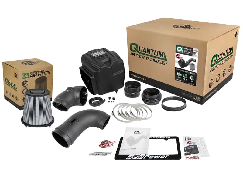 aFe — aFe Quantum Pro DRY S Cold Air Intake System 08-10 GM/Chevy Duramax V8-6.6L LMM - Dry
QUANTUM Intake - view 6
