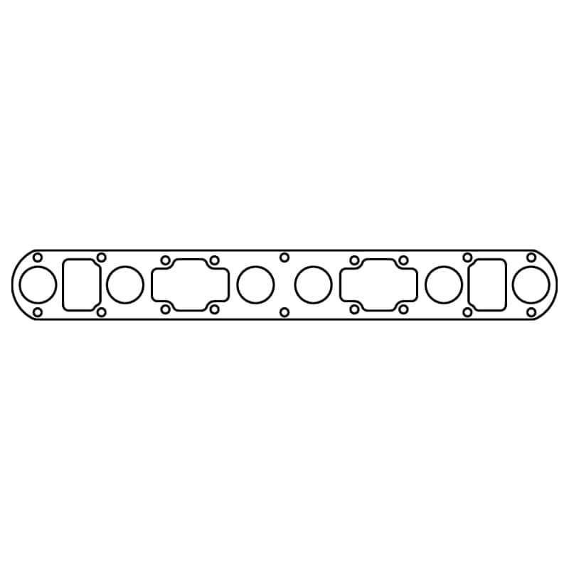 Cometic Gasket — Cometic Jaguar XK6 .060in AFM Intake Manifold Gasket - With B Type Heads
Intake Gasket - view 2