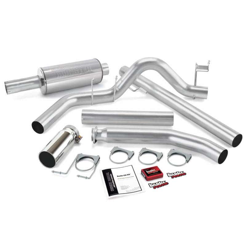 Banks Power — Banks Power 01 Dodge 5.9L Std Cab Git-Kit - SS Single Exhaust w/ Chrome Tip
Power/Efficiency Sys - view 2